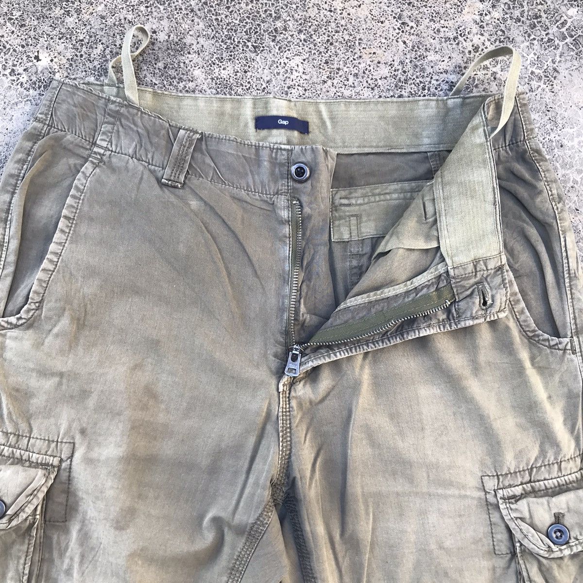 Japanese Brand Vintage Japanese Big Pocket Faded Tactical Cargo Pants Size US 32 / EU 48 - 5 Thumbnail