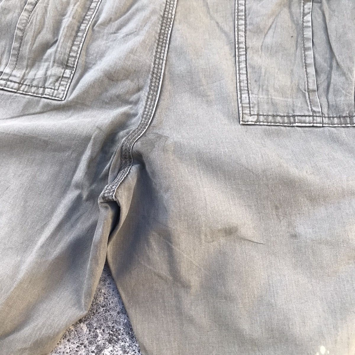 Japanese Brand Vintage Japanese Big Pocket Faded Tactical Cargo Pants Size US 32 / EU 48 - 8 Thumbnail