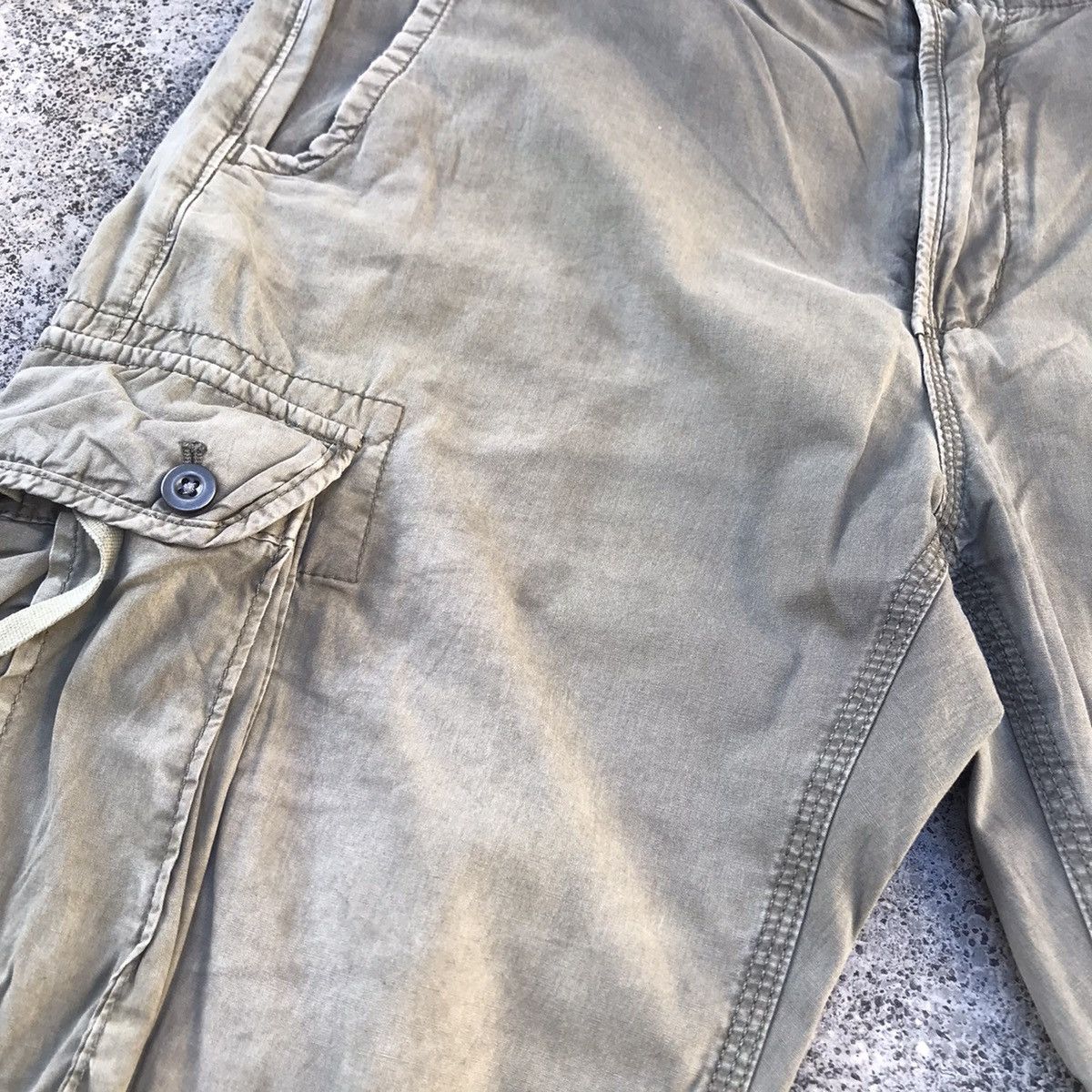 Japanese Brand Vintage Japanese Big Pocket Faded Tactical Cargo Pants Size US 32 / EU 48 - 6 Thumbnail