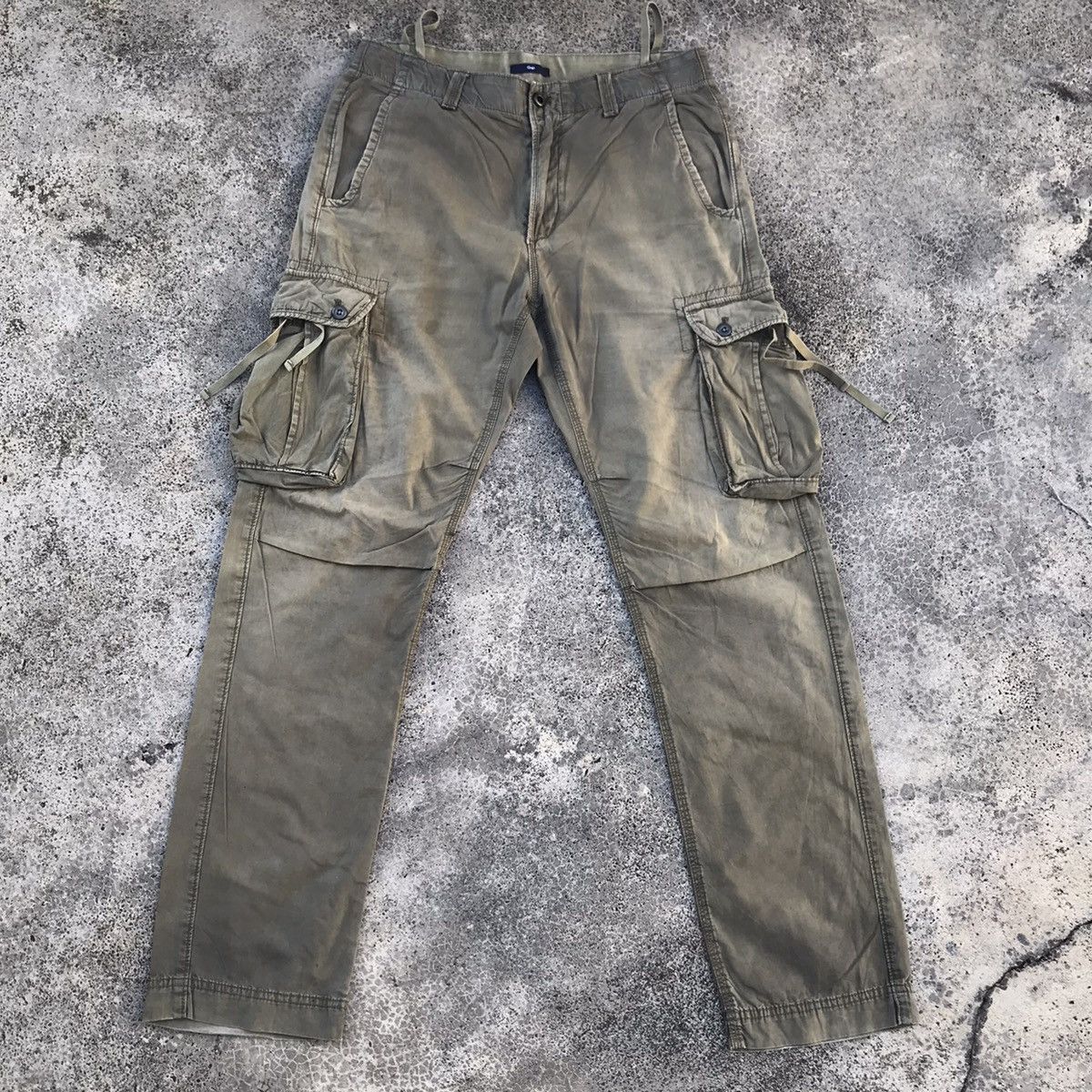 Japanese Brand Vintage Japanese Big Pocket Faded Tactical Cargo Pants Size US 32 / EU 48 - 1 Thumbnail