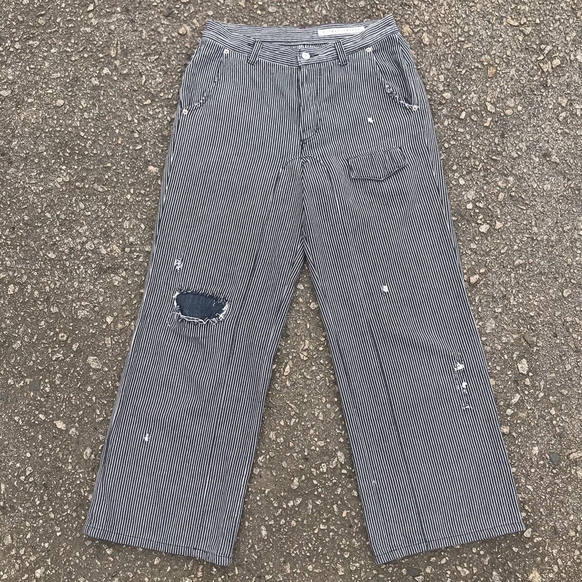 Issey Miyake Vintage Issey Miyake x Sunao Kuwahara Hickory Pants Size US 30 / EU 46 - 1 Thumbnail