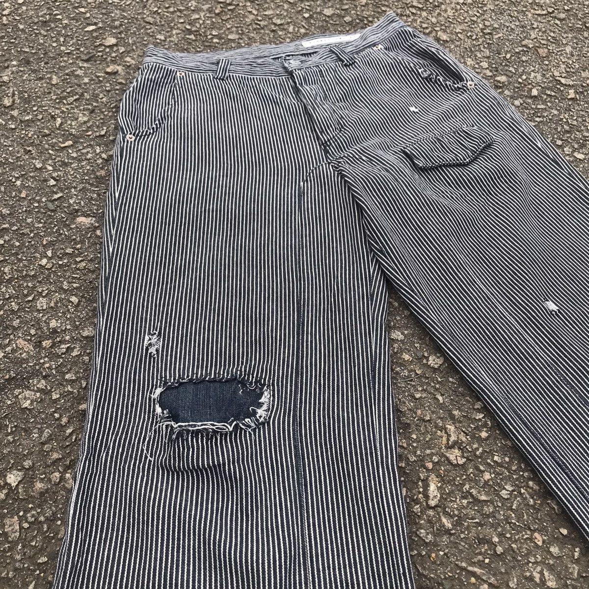 Issey Miyake Vintage Issey Miyake x Sunao Kuwahara Hickory Pants Size US 30 / EU 46 - 4 Thumbnail