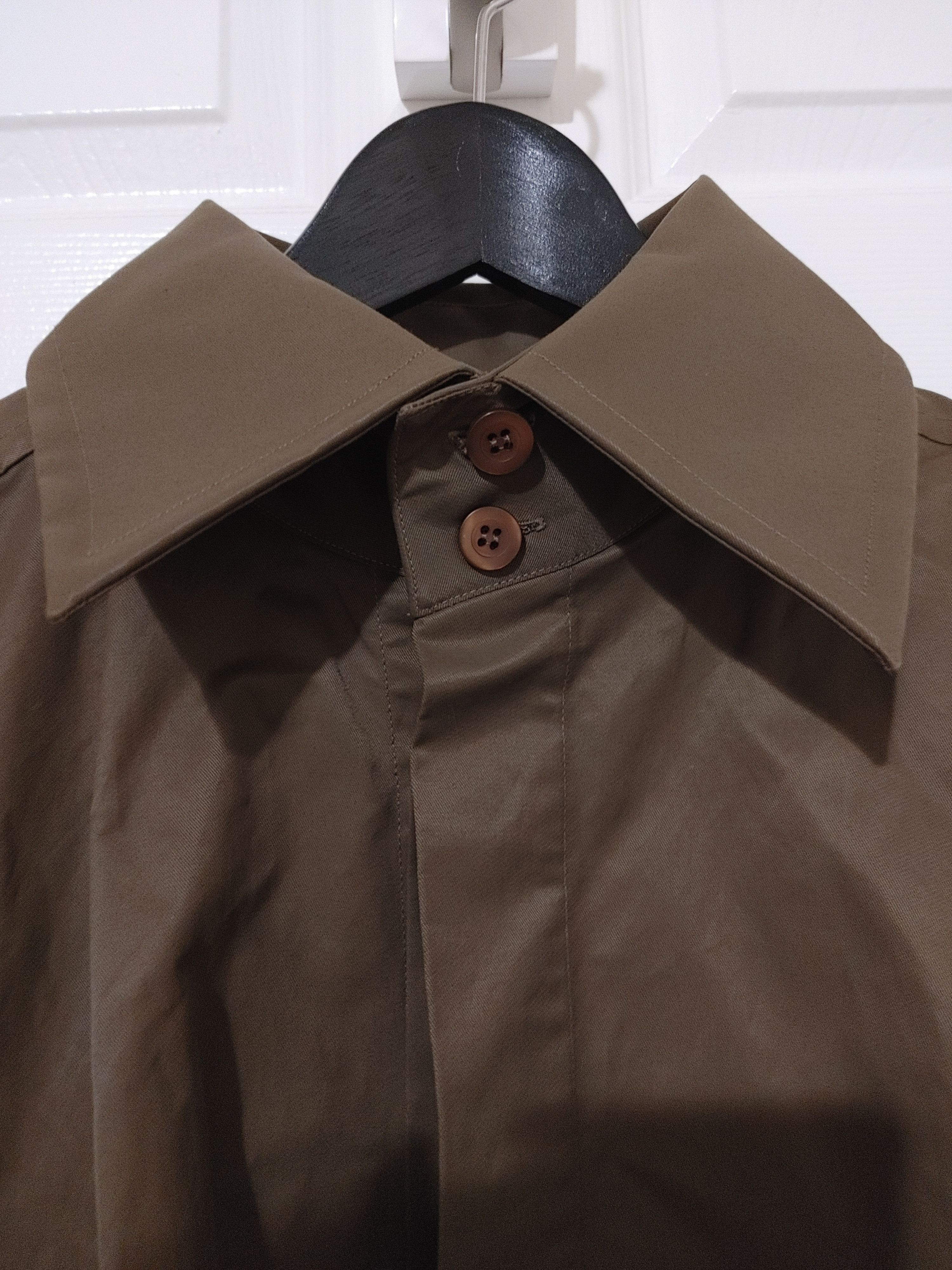 Dirk Bikkembergs Dirk Bikkembergs Back Pleated Button-Up Shirt Size US L / EU 52-54 / 3 - 4 Thumbnail