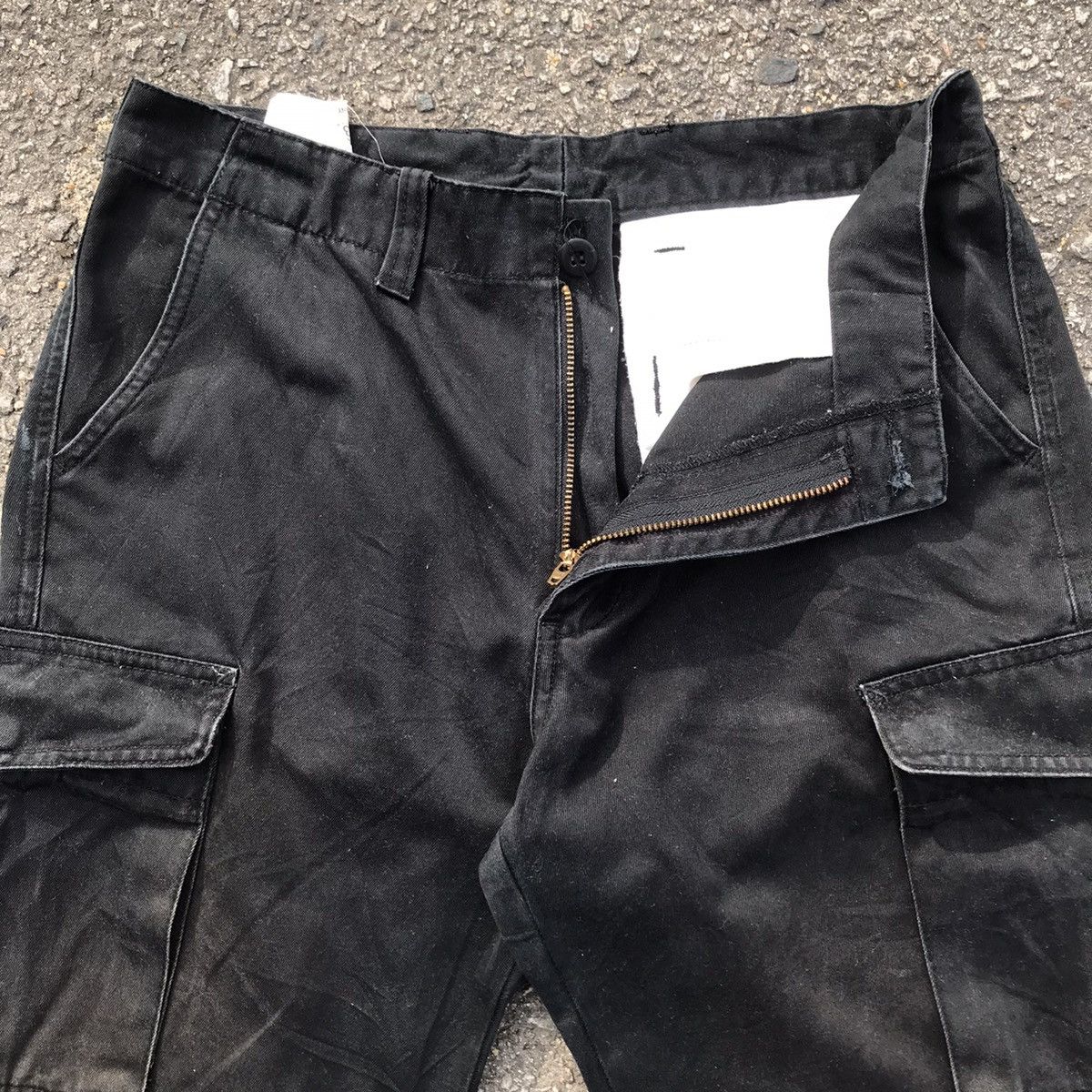 Japanese Brand Vintage Blue Way Black Trousers Field Tactical Cargo Pants Size US 31 - 8 Thumbnail