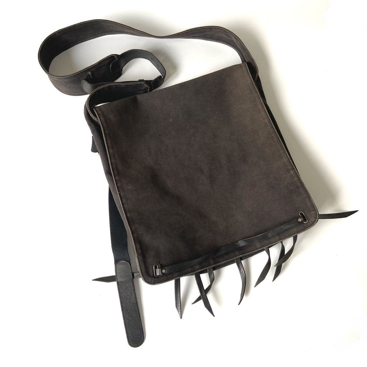 Archival Clothing HELMUT LANG SS03 HEAVY CANVAS CROSSBODY BAG Grailed