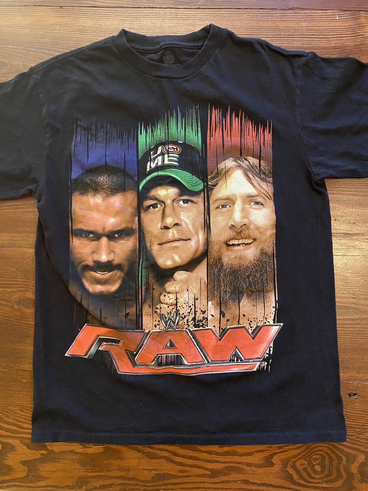 WWE 2015 WWE Raw John Cena Randy Orton Daniel Bryan Big Image Size US S / EU 44-46 / 1 - 1 Thumbnail