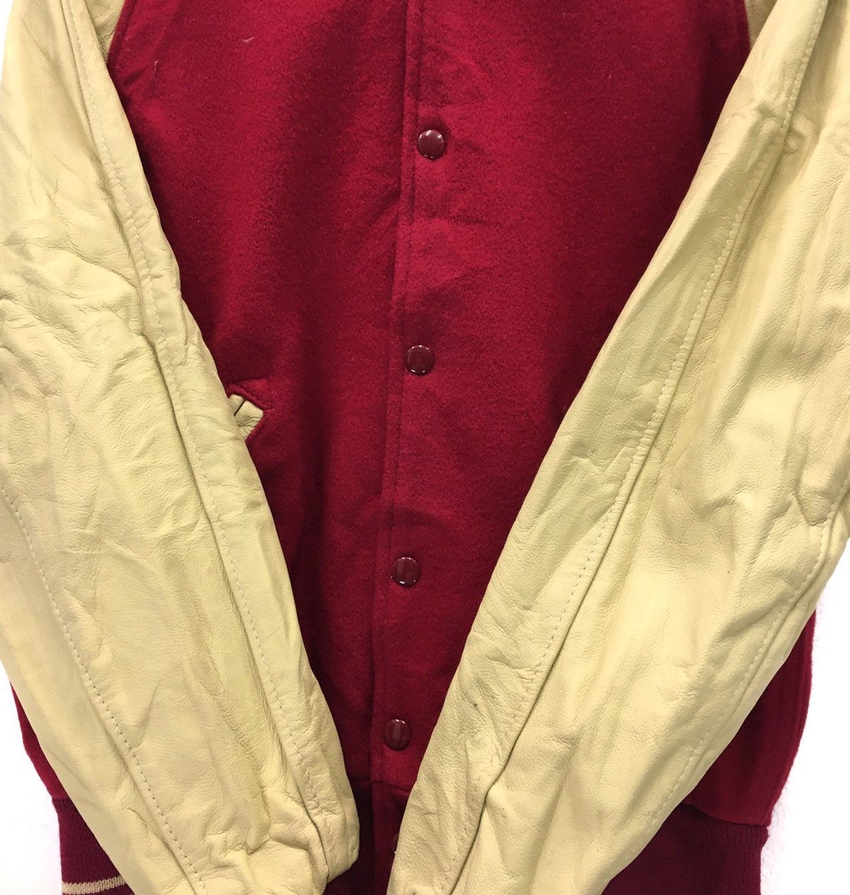 Skookum SKOOKUM LETTERMAN Leather Varsity Jacket Size US M / EU 48-50 / 2 - 11 Thumbnail