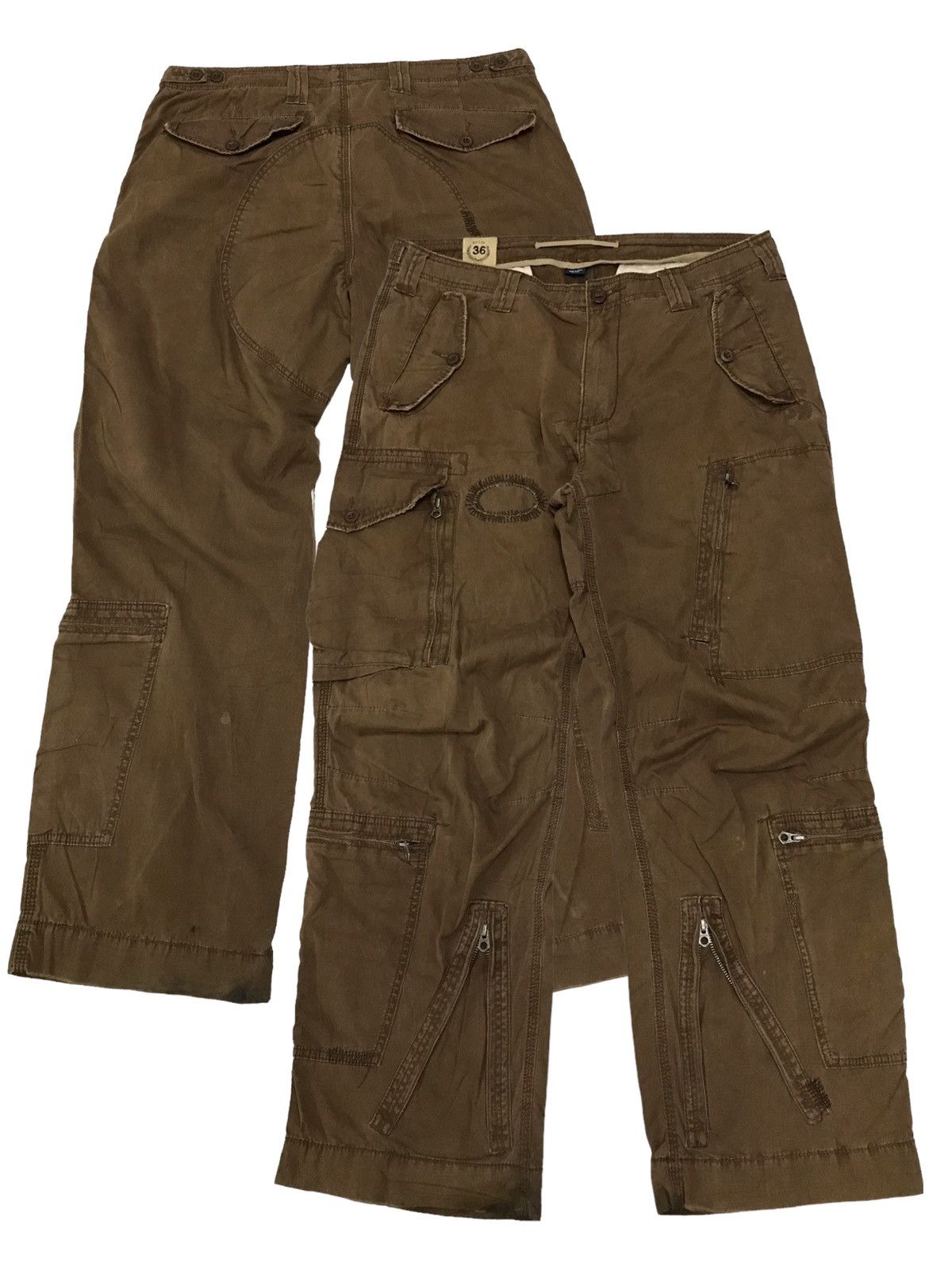 Vintage Multi Pocket by Vintage Polo Ralph Lauren Bondage Cargo Pant Size US 37 - 1 Thumbnail