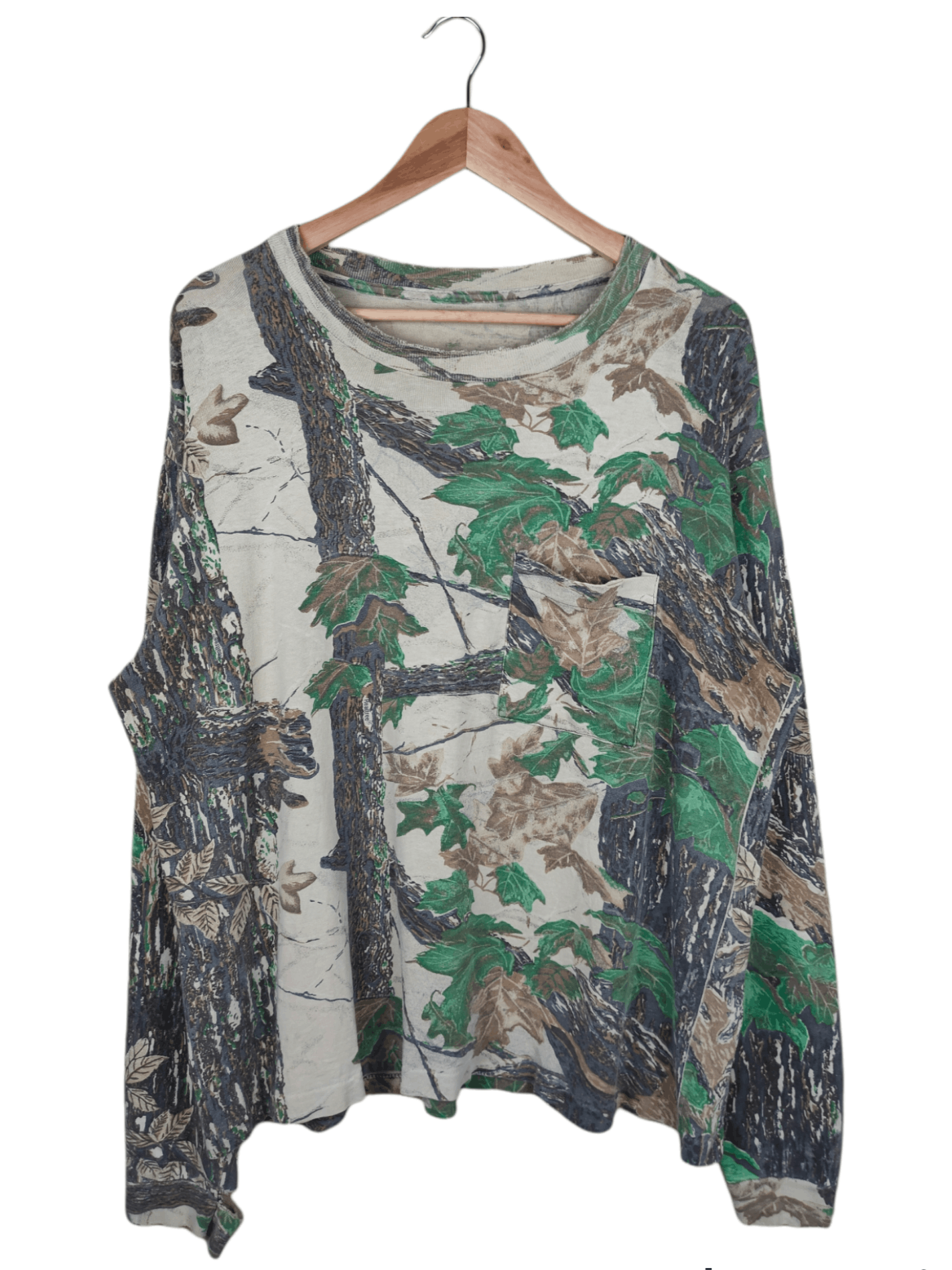 Vintage Realtree Fullprint Distressed Longsleeve Shirt