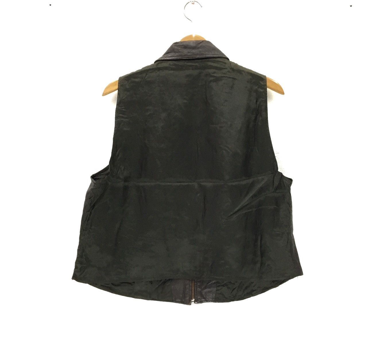 Genuine Leather × Sports Specialties Crazy Horse Nice Design Leather Vest Size XS / US 0-2 / IT 36-38 - 2 Thumbnail