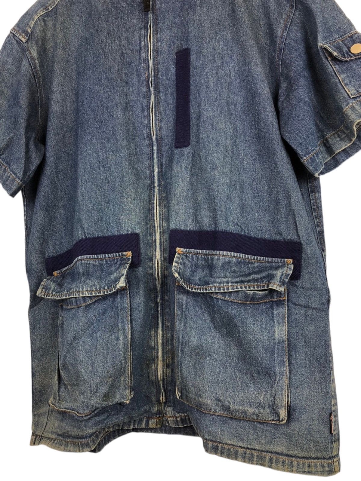 14th Addiction × PPFM × Tornado Mart PPFM Denim Jacket Shirt Size US M / EU 48-50 / 2 - 3 Thumbnail