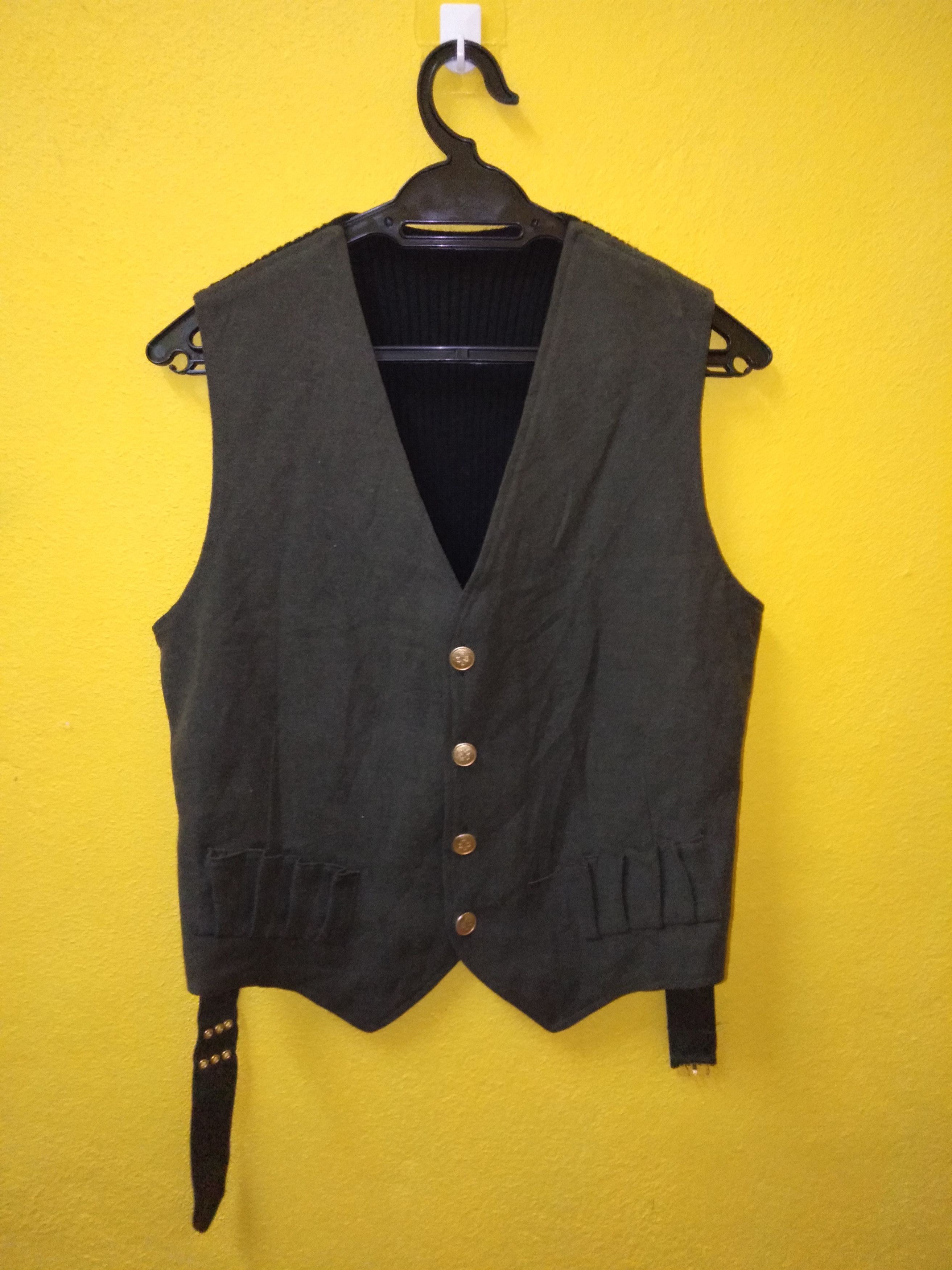 image of Jean Paul Gaultier Junior Guiltier Vest in Brown, Men's (Size XS)