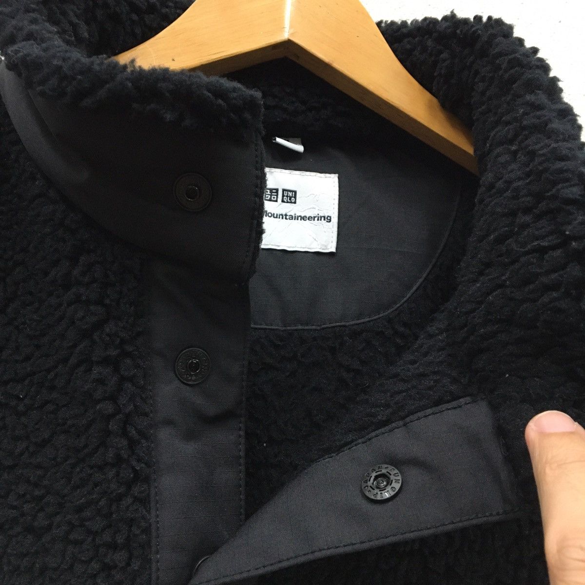 Japanese Brand × Uniqlo × White Mountaineering WHITE MOUNTAINEERING Uniqlo Sherpa Fleece Size US L / EU 52-54 / 3 - 8 Thumbnail