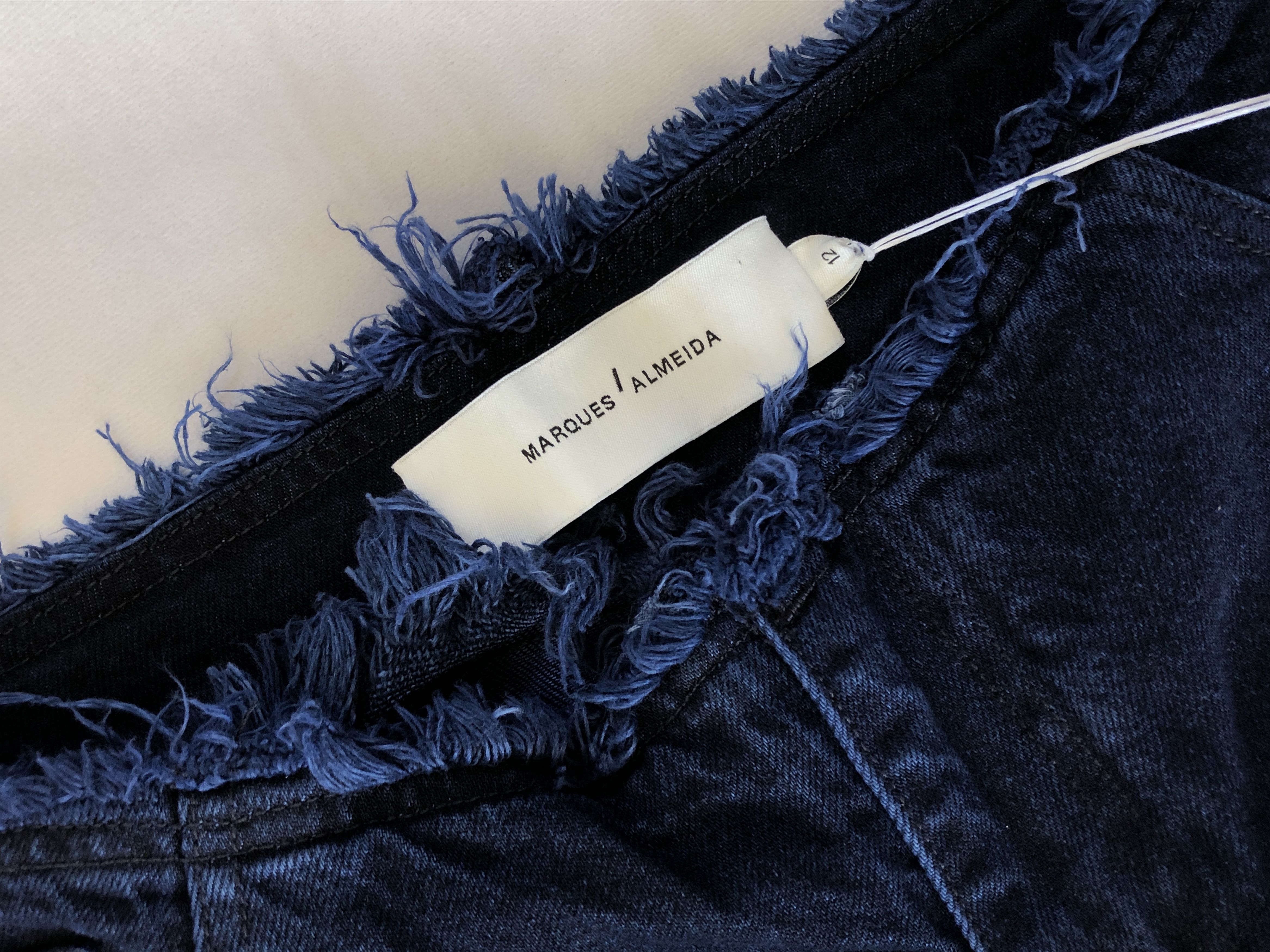 Marques'Almeida ⚡️QUICK SALE⚡️2016 Marques Almeida Flared Capri Jeans Denim Size 32" / US 10 / IT 46 - 3 Thumbnail