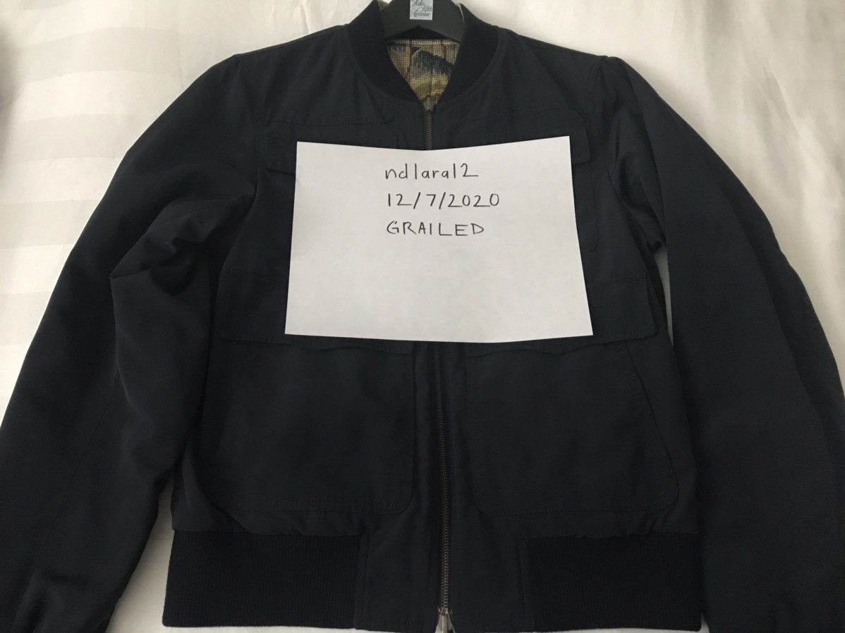 Dries Van Noten DRIES VAN NOTEN Bomber Jacket Navy Small/46 Size US S / EU 44-46 / 1 - 13 Thumbnail