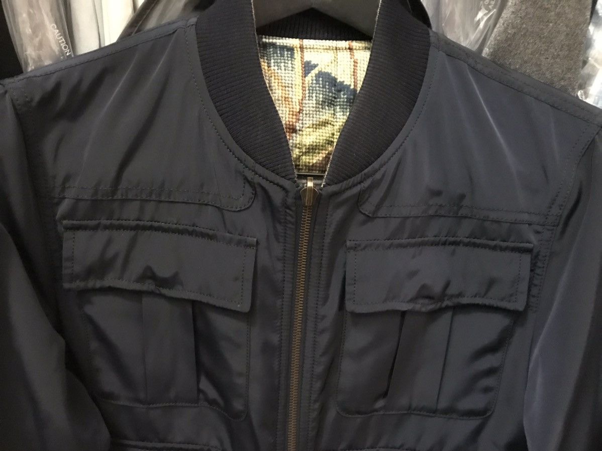 Dries Van Noten DRIES VAN NOTEN Bomber Jacket Navy Small/46 Size US S / EU 44-46 / 1 - 2 Thumbnail