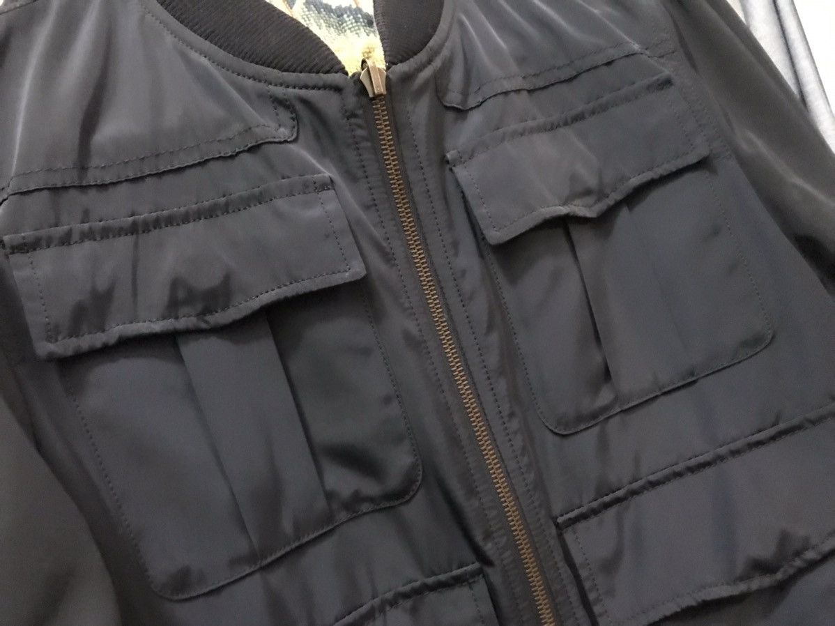 Dries Van Noten DRIES VAN NOTEN Bomber Jacket Navy Small/46 Size US S / EU 44-46 / 1 - 3 Thumbnail