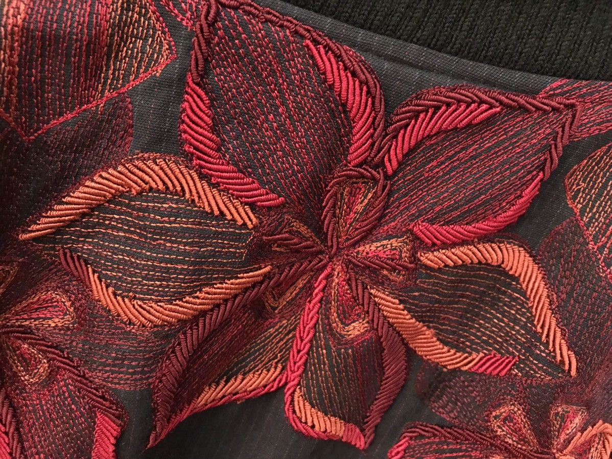 Dries Van Noten DRIES VAN NOTEN Embroidered Bomber Jacket Navy/Red M NEW Size US M / EU 48-50 / 2 - 10 Thumbnail