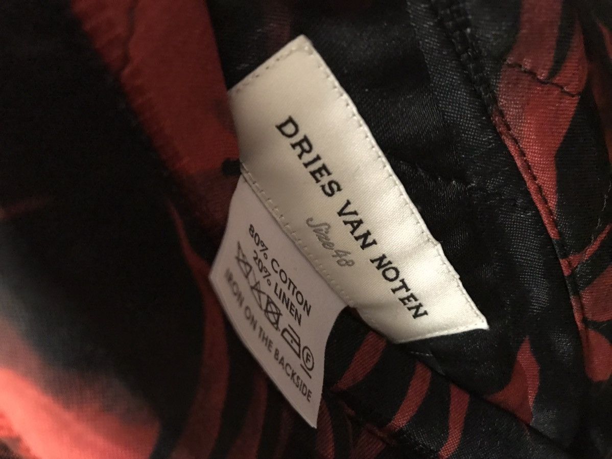 Dries Van Noten DRIES VAN NOTEN Embroidered Bomber Jacket Navy/Red M NEW Size US M / EU 48-50 / 2 - 11 Thumbnail