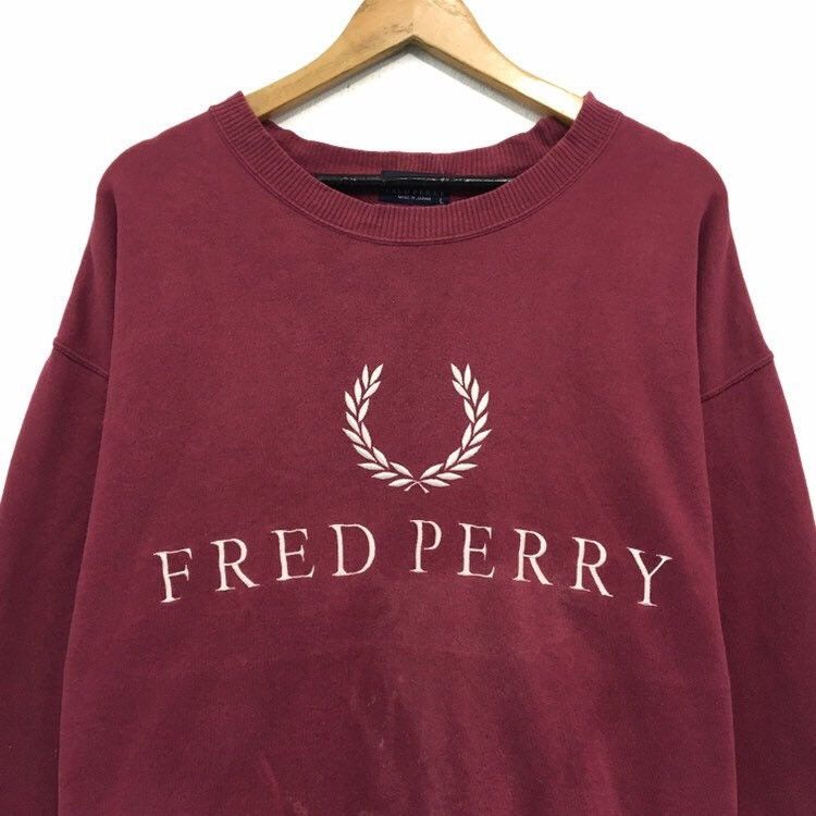 Fred Perry FRED PERRY Crewneck BigLogo Sweatshirt Size US M / EU 48-50 / 2 - 3 Thumbnail
