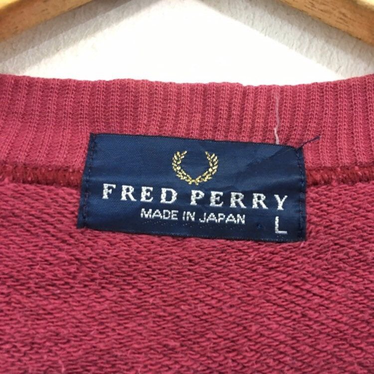 Fred Perry FRED PERRY Crewneck BigLogo Sweatshirt Size US M / EU 48-50 / 2 - 7 Thumbnail