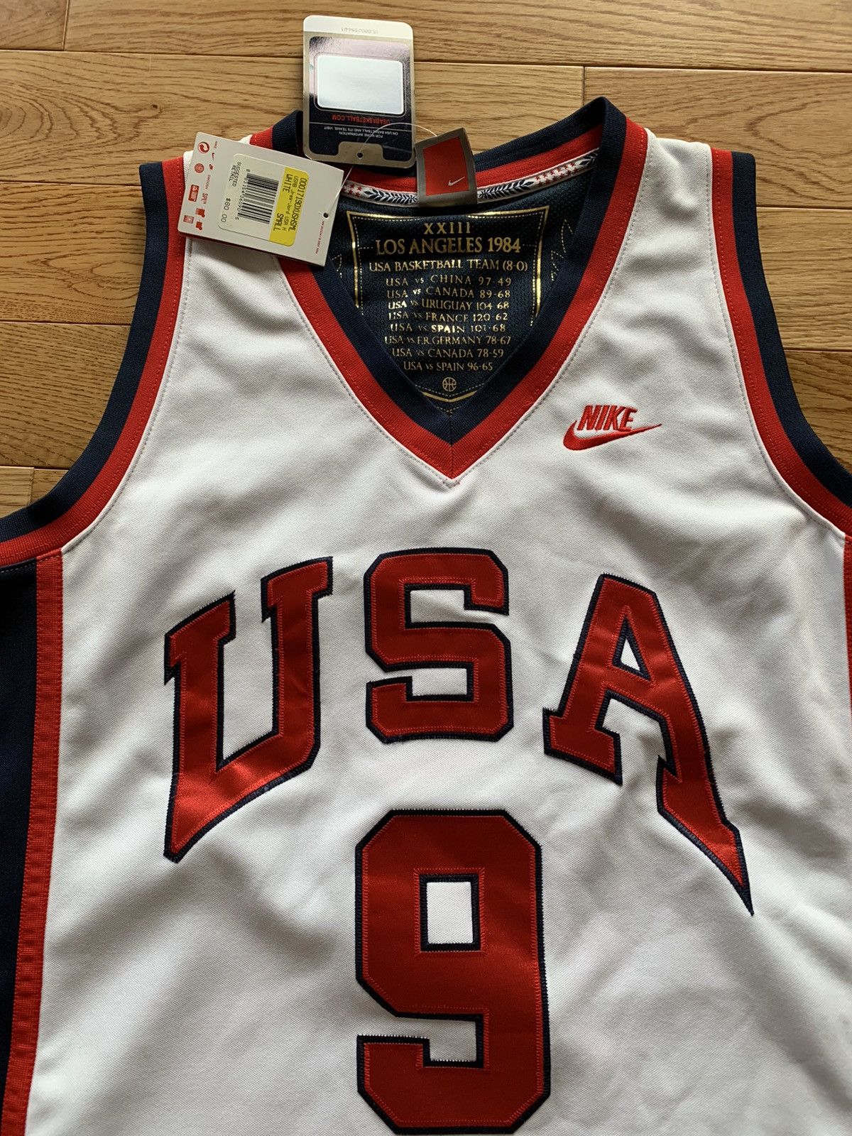 Jordan Brand × Nike × Vintage Jordan USA jersey Size US S / EU 44-46 / 1 - 5 Thumbnail