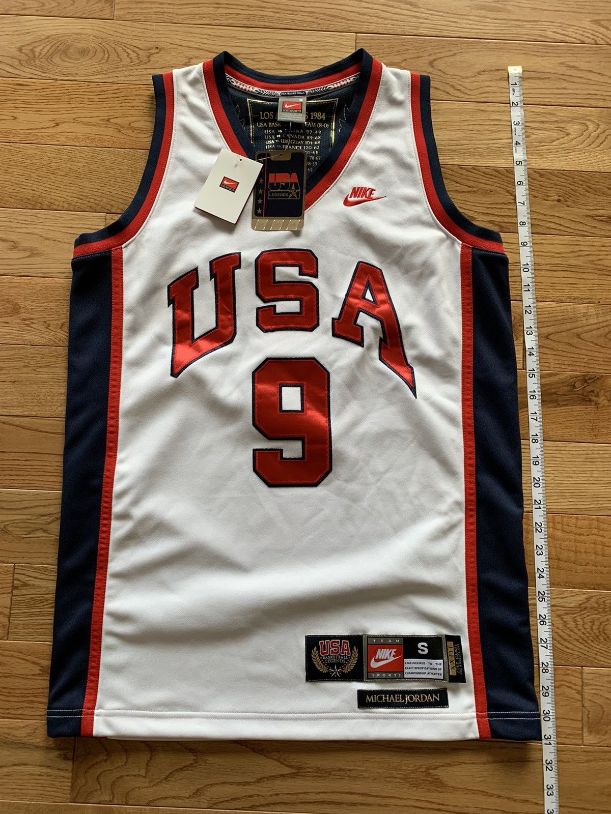 Jordan Brand × Nike × Vintage Jordan USA jersey Size US S / EU 44-46 / 1 - 2 Thumbnail