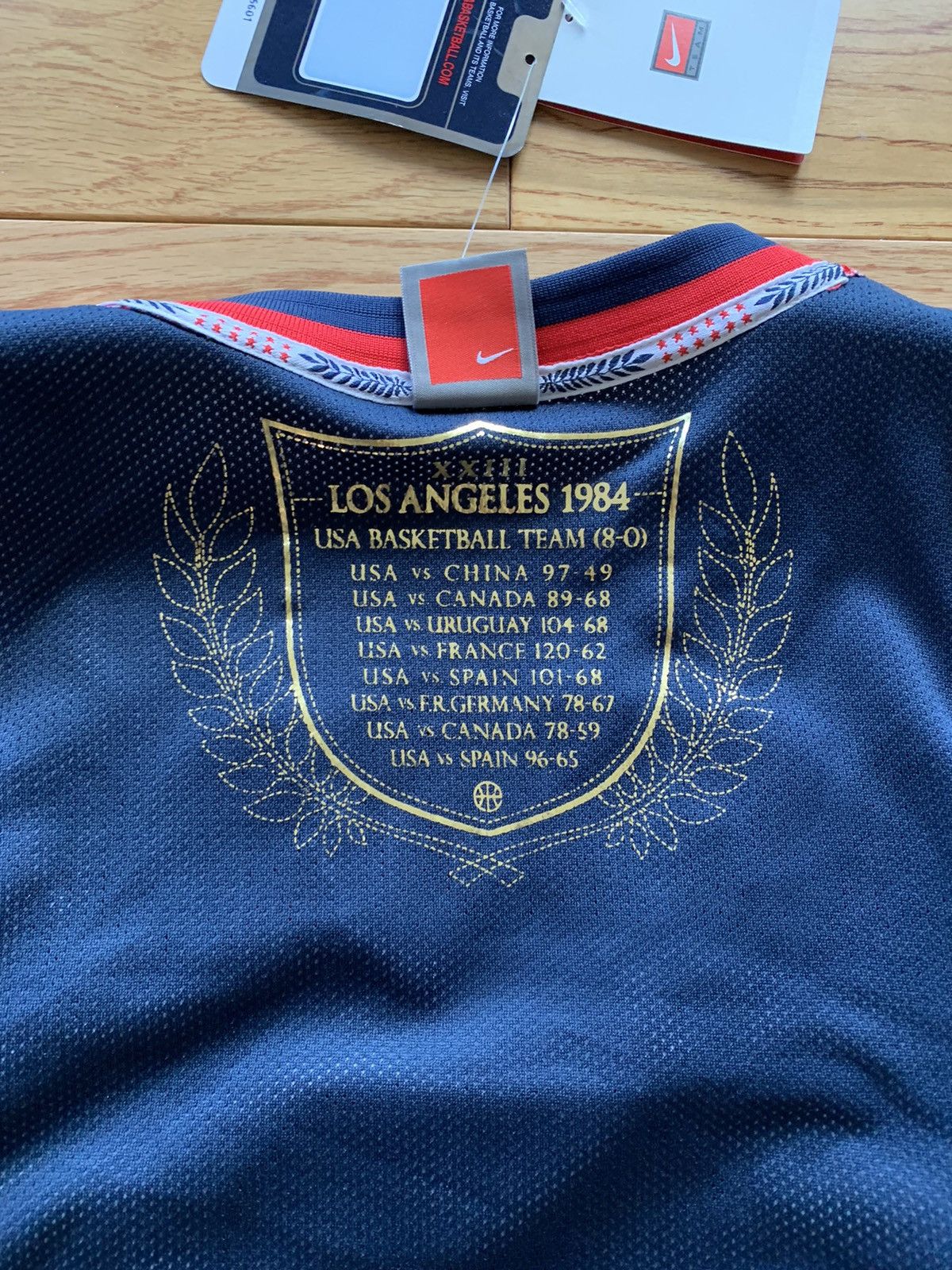 Jordan Brand × Nike × Vintage Jordan USA jersey Size US S / EU 44-46 / 1 - 8 Thumbnail