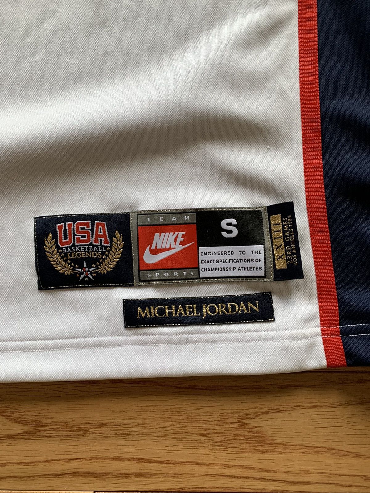 Jordan Brand × Nike × Vintage Jordan USA jersey Size US S / EU 44-46 / 1 - 3 Thumbnail