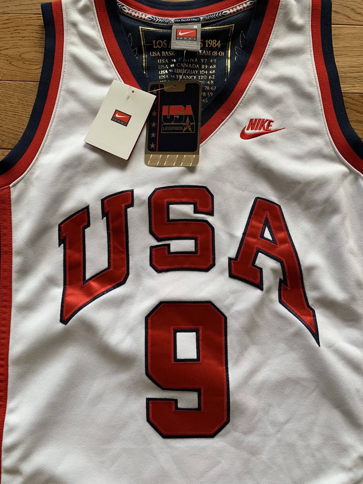 Jordan Brand × Nike × Vintage Jordan USA jersey Size US S / EU 44-46 / 1 - 4 Thumbnail