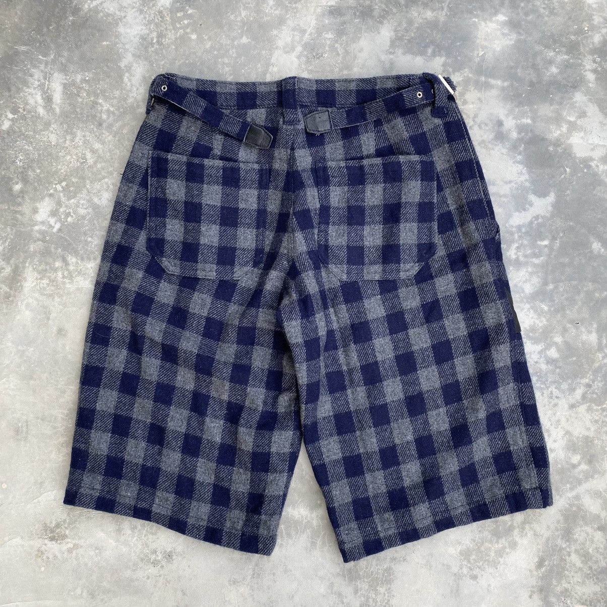 20471120 × Beauty Beast × Japanese Brand SAMPLE Milkboy Wool Plaid Short Pants Size US 30 / EU 46 - 2 Thumbnail