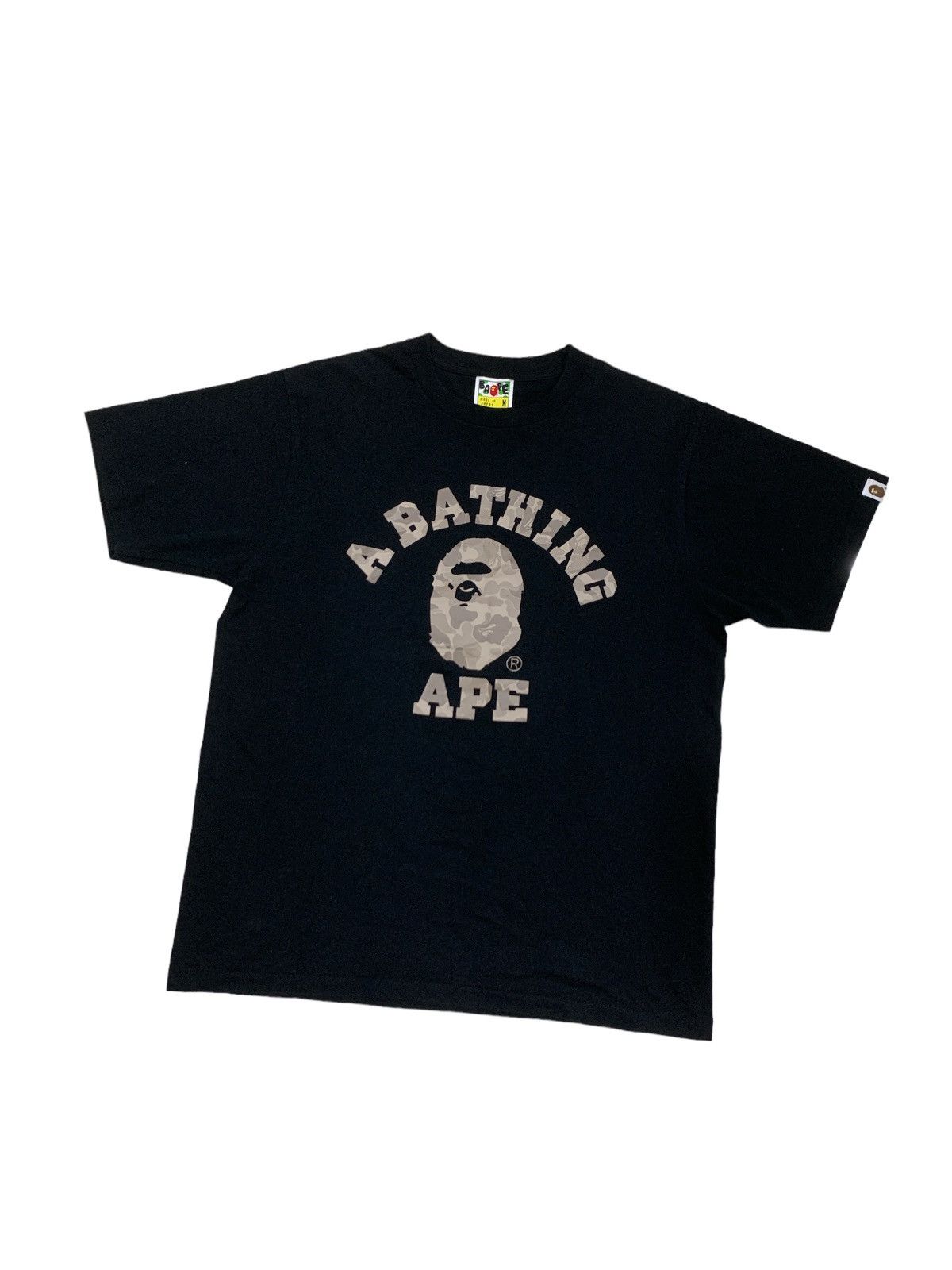 Bape A BATHING APE BROWN CAMO LOGO SHIRT Size US M / EU 48-50 / 2 - 1 Thumbnail