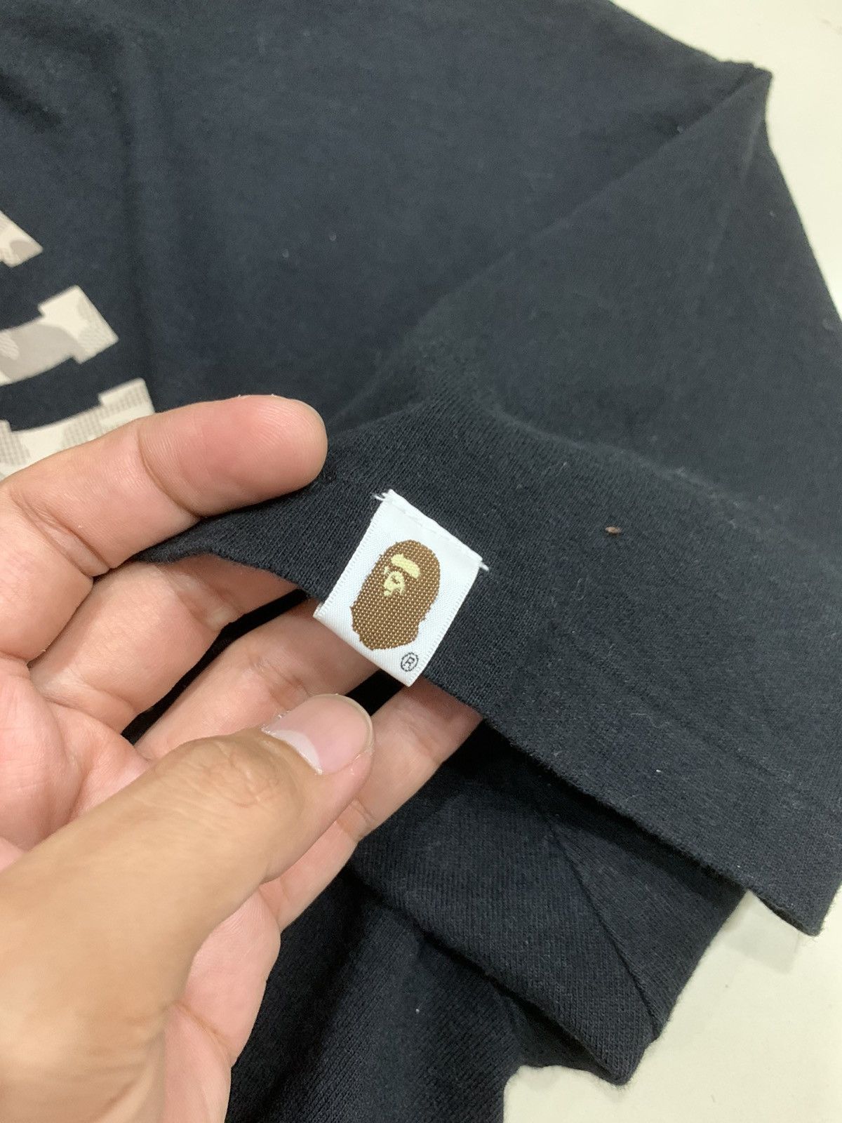 Bape A BATHING APE BROWN CAMO LOGO SHIRT Size US M / EU 48-50 / 2 - 8 Thumbnail