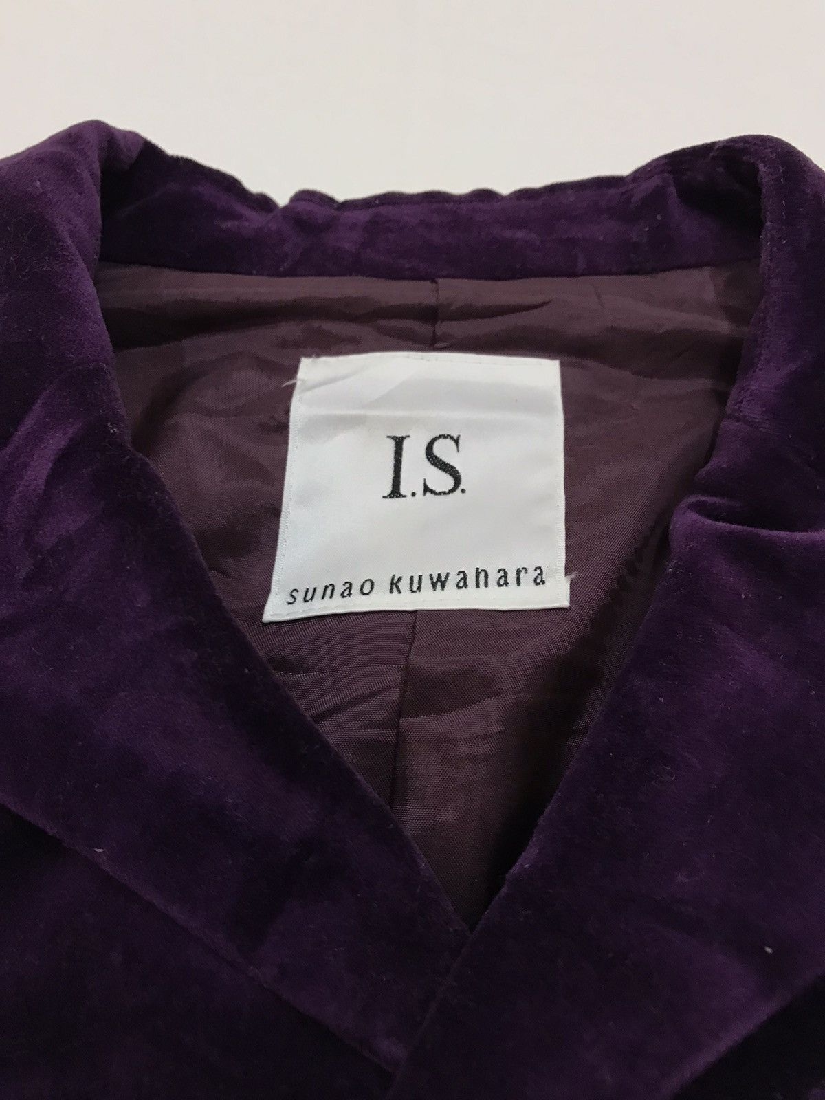 Issey Miyake × Japanese Brand × Tsumori Chisato VINTAGE I.S SUNAO KUWAHARA ISSEY MIYAKE SUEDE BLAZER Size 40R - 5 Thumbnail