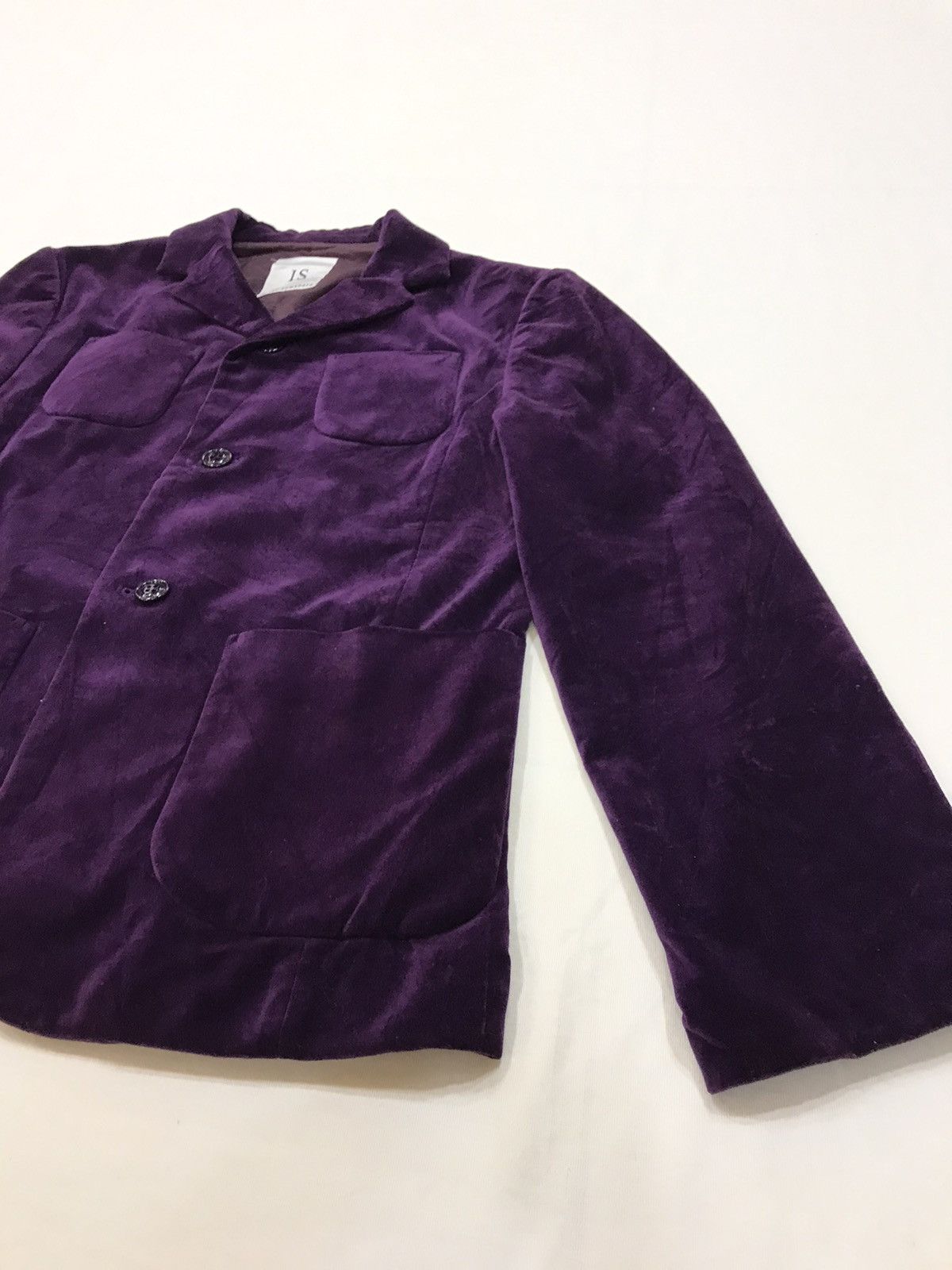 Issey Miyake × Japanese Brand × Tsumori Chisato VINTAGE I.S SUNAO KUWAHARA ISSEY MIYAKE SUEDE BLAZER Size 40R - 4 Thumbnail