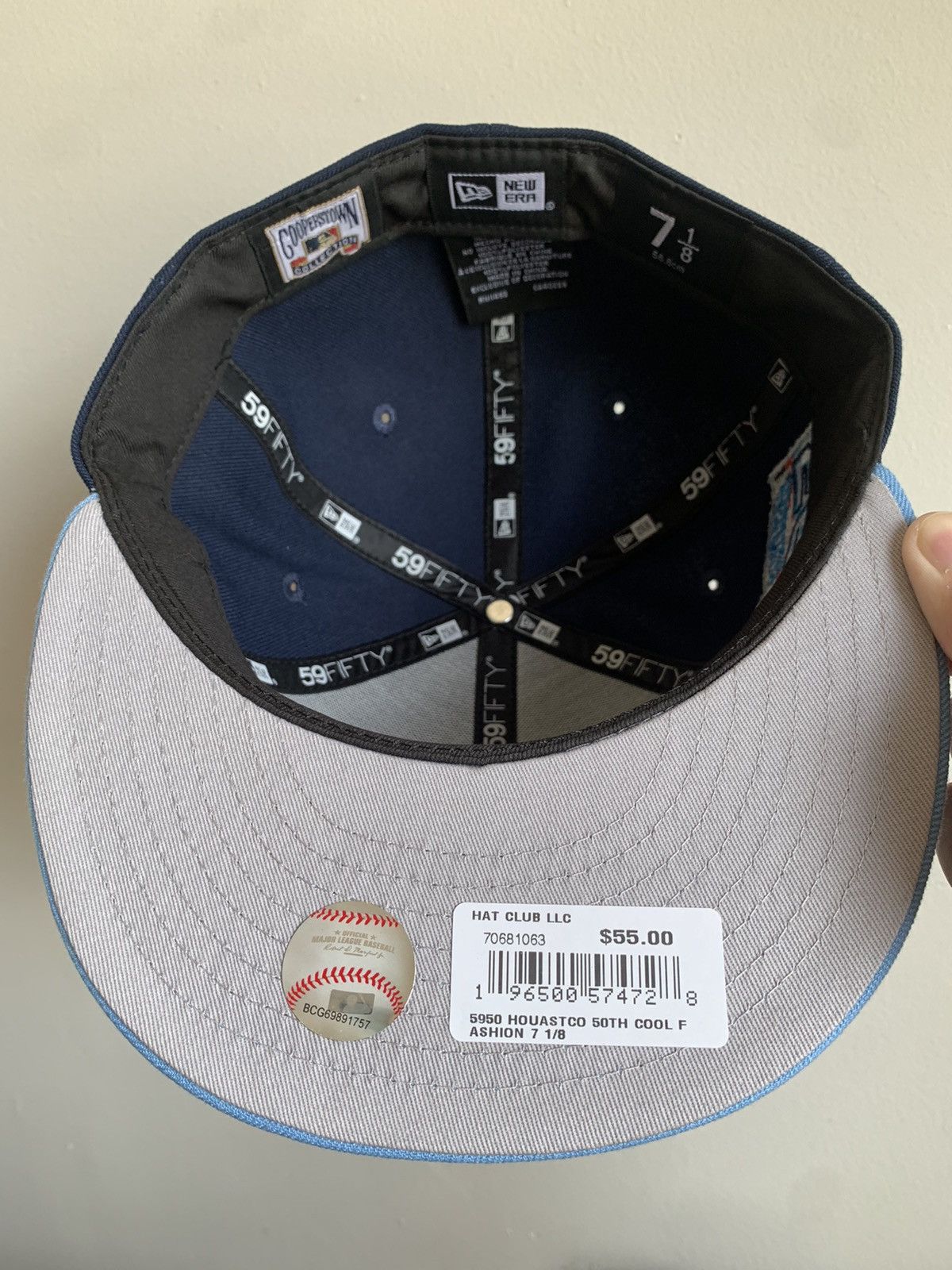 Hat Club × MLB × New Era 7 1/8 Hat Club Cool Fashion Houston Astros 50th Anniversary Size ONE SIZE - 4 Thumbnail