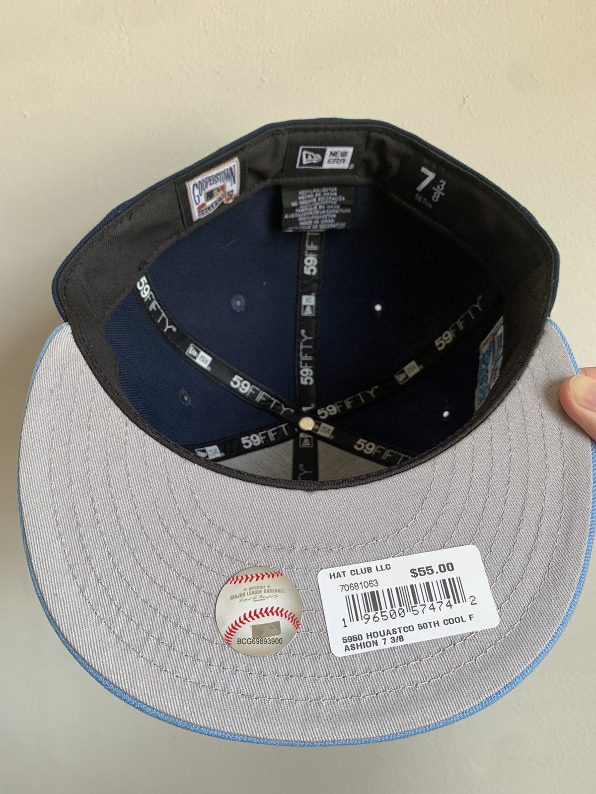 Hat Club × MLB × New Era 7 3/8 Hat Club Cool Fashion Houston Astros 50th Anniversary Size ONE SIZE - 4 Thumbnail