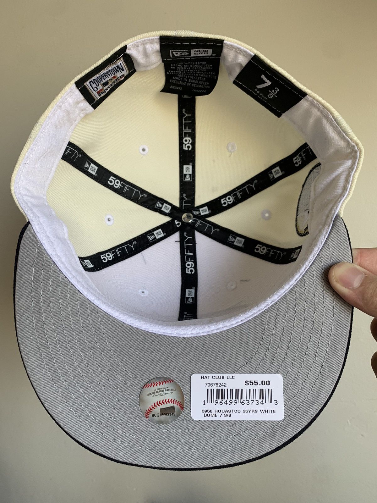 Hat Club × MLB × New Era 7 3/8 Hat Club White Dome Houston Astros 35 Years Size ONE SIZE - 4 Thumbnail