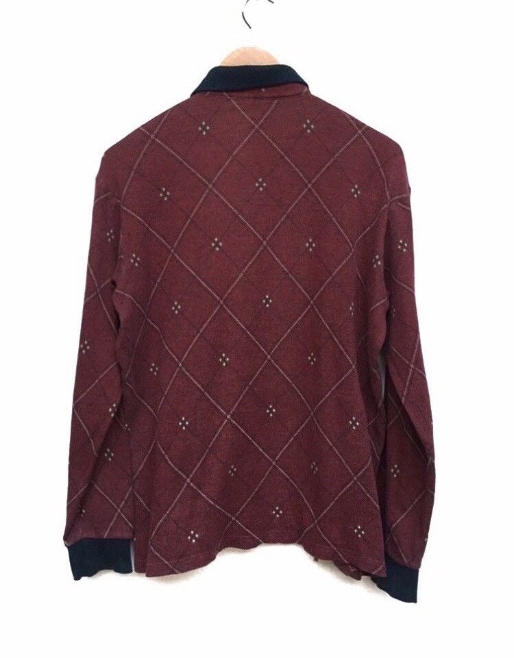 Vintage 🔥Mario Giovanni Long Sleeve Polo Shirts Size US M / EU 48-50 / 2 - 2 Thumbnail