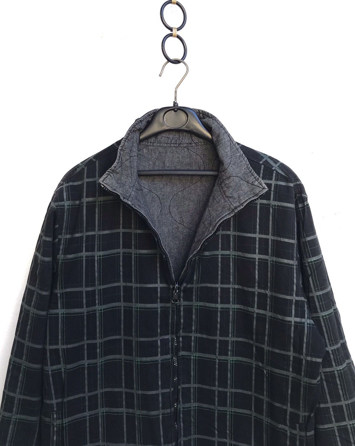 Japanese Brand 🔥Dics Riversible Soft Denim Jacket Check Inside Size US M / EU 48-50 / 2 - 6 Thumbnail