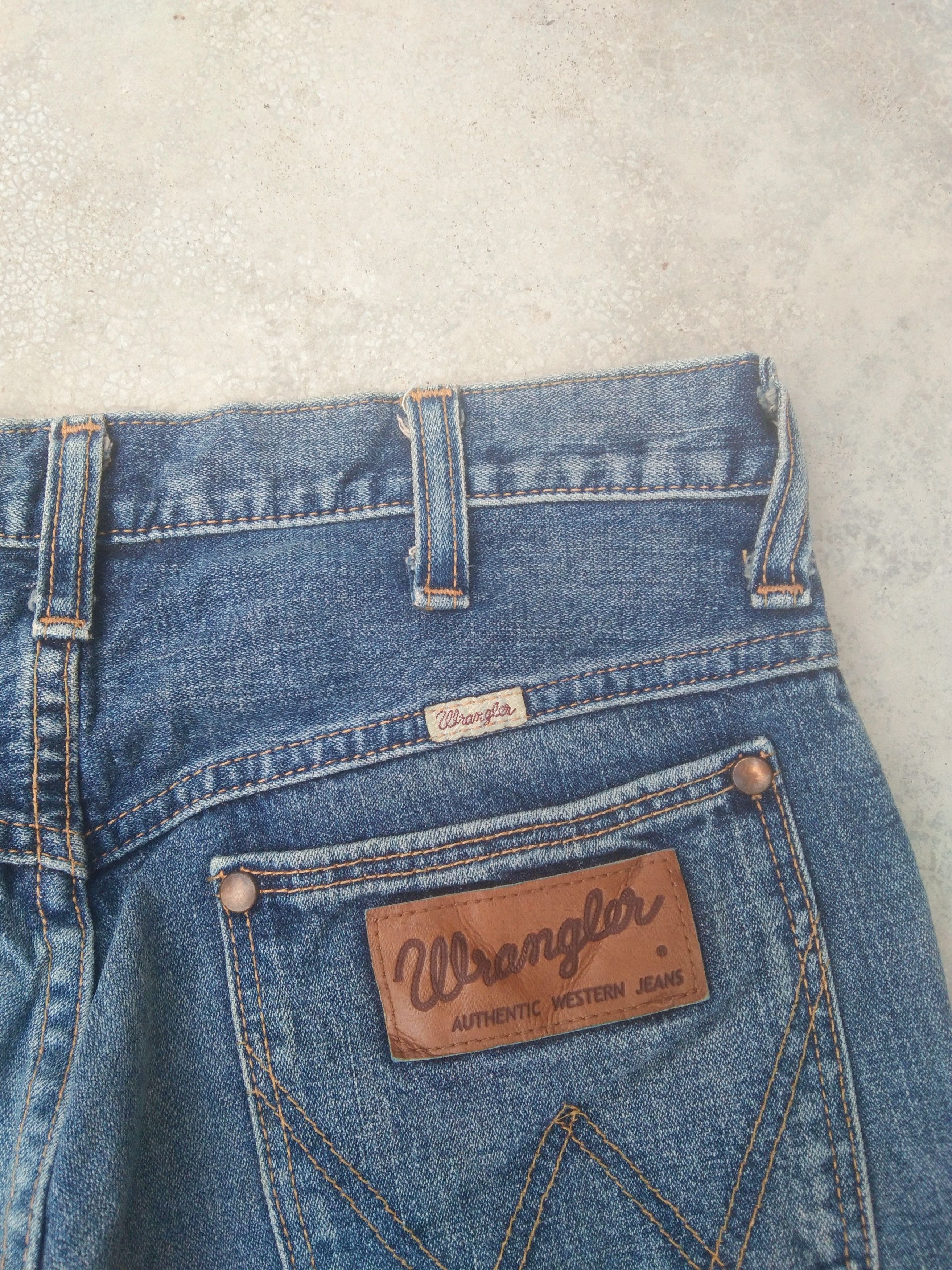 Japanese Brand Vintage Faded Blue Wrangler Jeans 30x30.5 Size US 30 / EU 46 - 6 Thumbnail