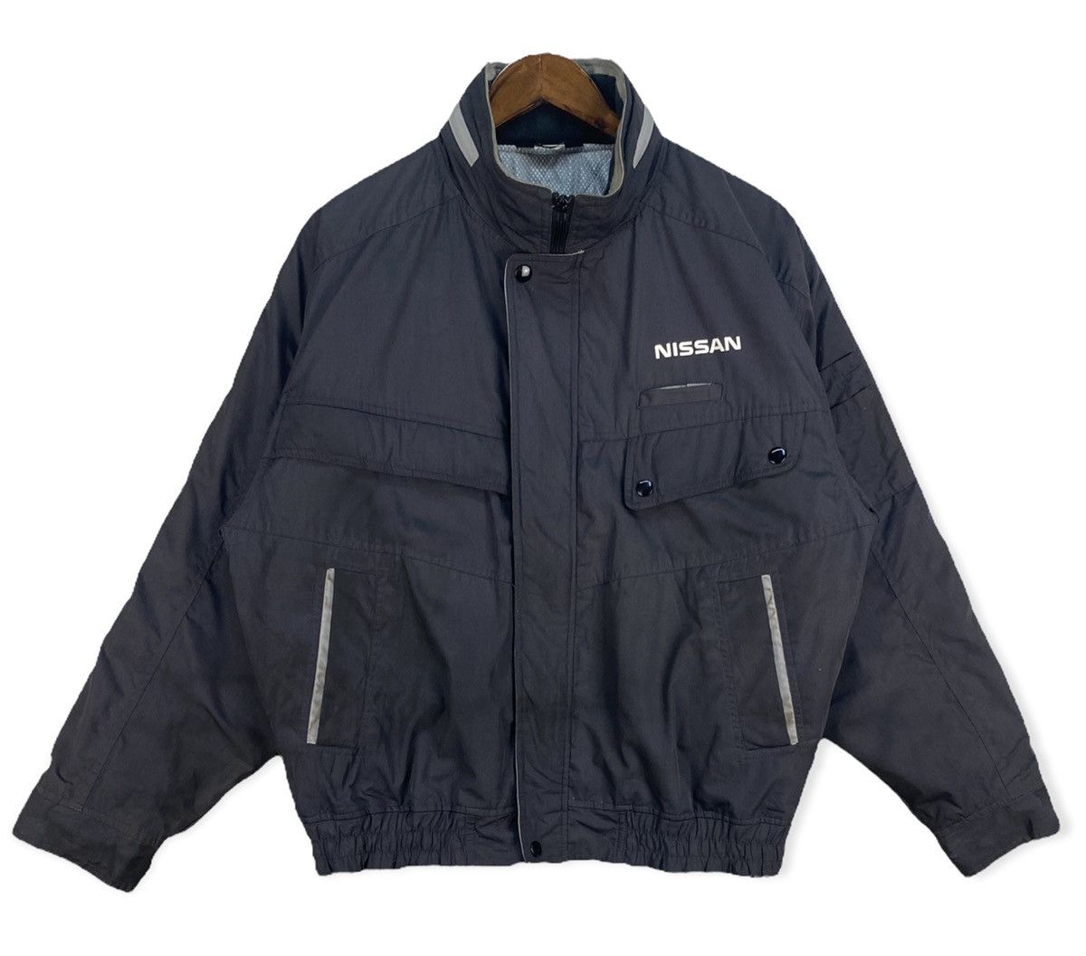 Japanese Brand Vintage Nissan Bomber Jacket Size US L / EU 52-54 / 3 - 2 Thumbnail