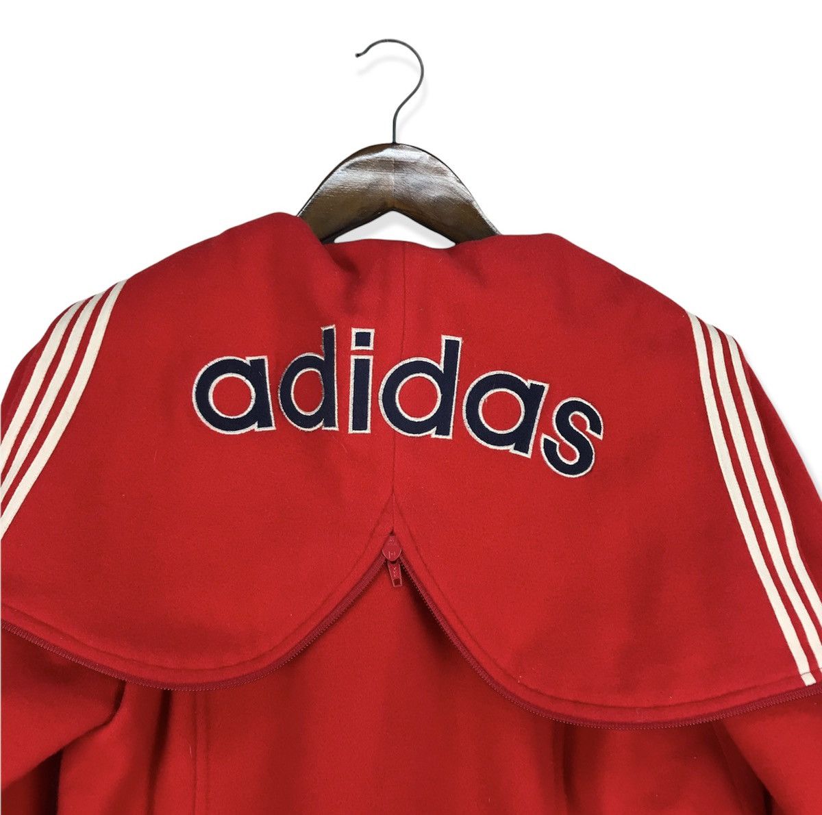 Adidas Adidas Wool Jacket Red Size L / US 10 / IT 46 - 4 Thumbnail