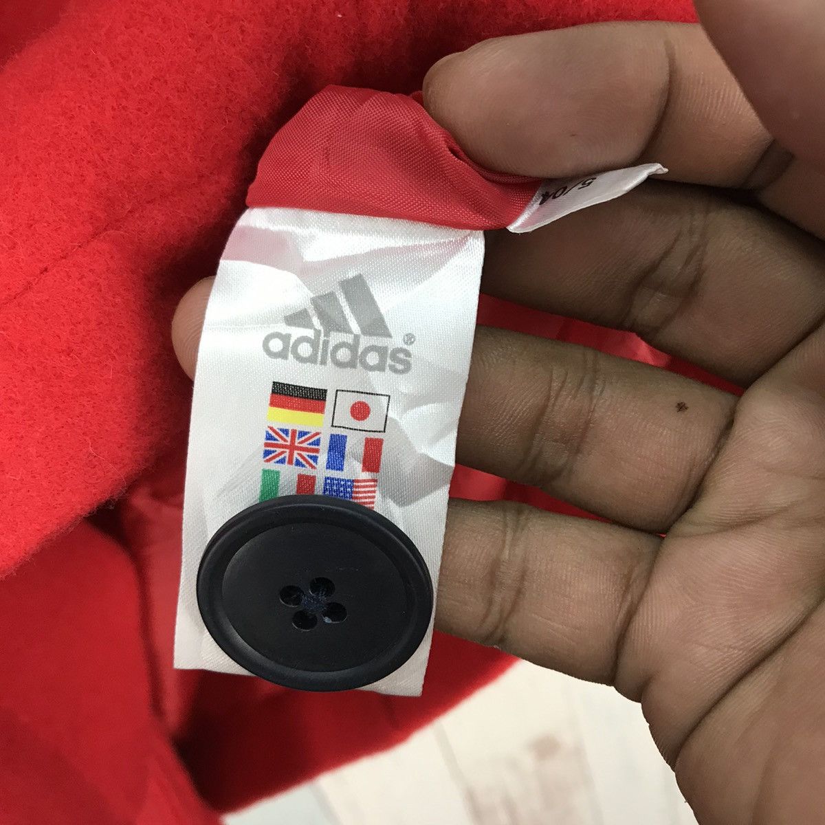 Adidas Adidas Wool Jacket Red Size L / US 10 / IT 46 - 8 Thumbnail