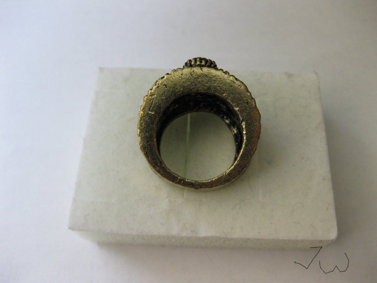 Jewelry 5 CZs Bronze Ring - Size 6.25 Size ONE SIZE - 3 Thumbnail