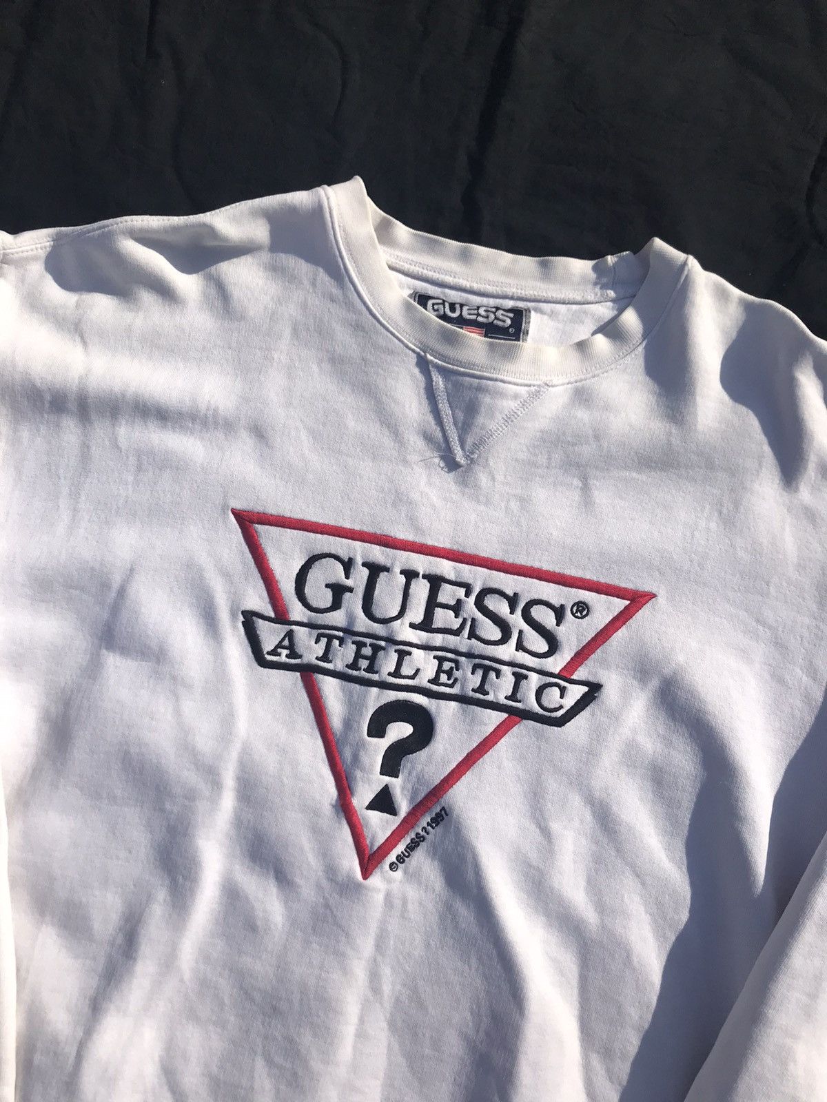 Guess × Vintage Vintage 97 Guess Athletic Crewneck Sweatshirt Size US M / EU 48-50 / 2 - 3 Thumbnail