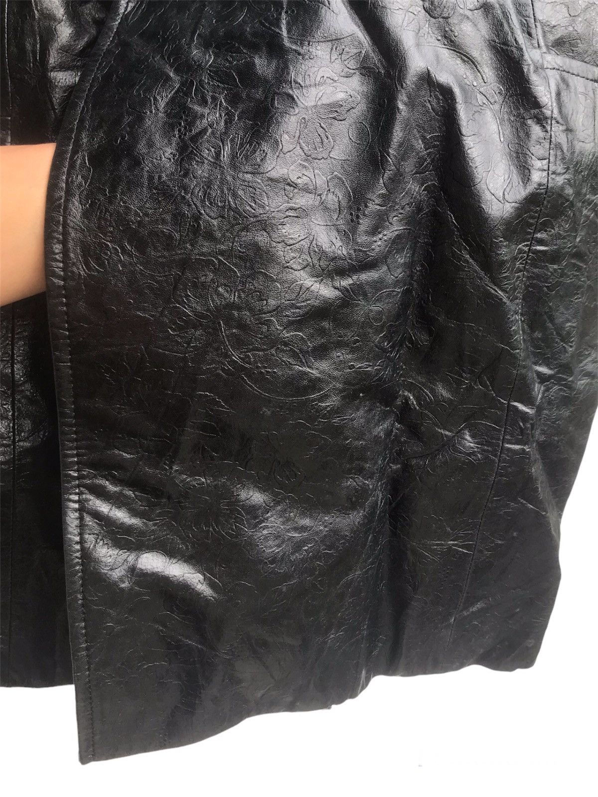 Genuine Leather × Leather Genuine Sheep Leather Double Breasted Coat Size US L / EU 52-54 / 3 - 8 Thumbnail