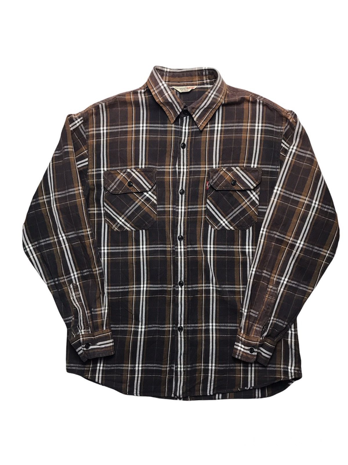 Levi's × Levi's Vintage Clothing × Vintage Levi’s Red Tab Casual Wear Flannel Shirt Size US XL / EU 56 / 4 - 1 Thumbnail