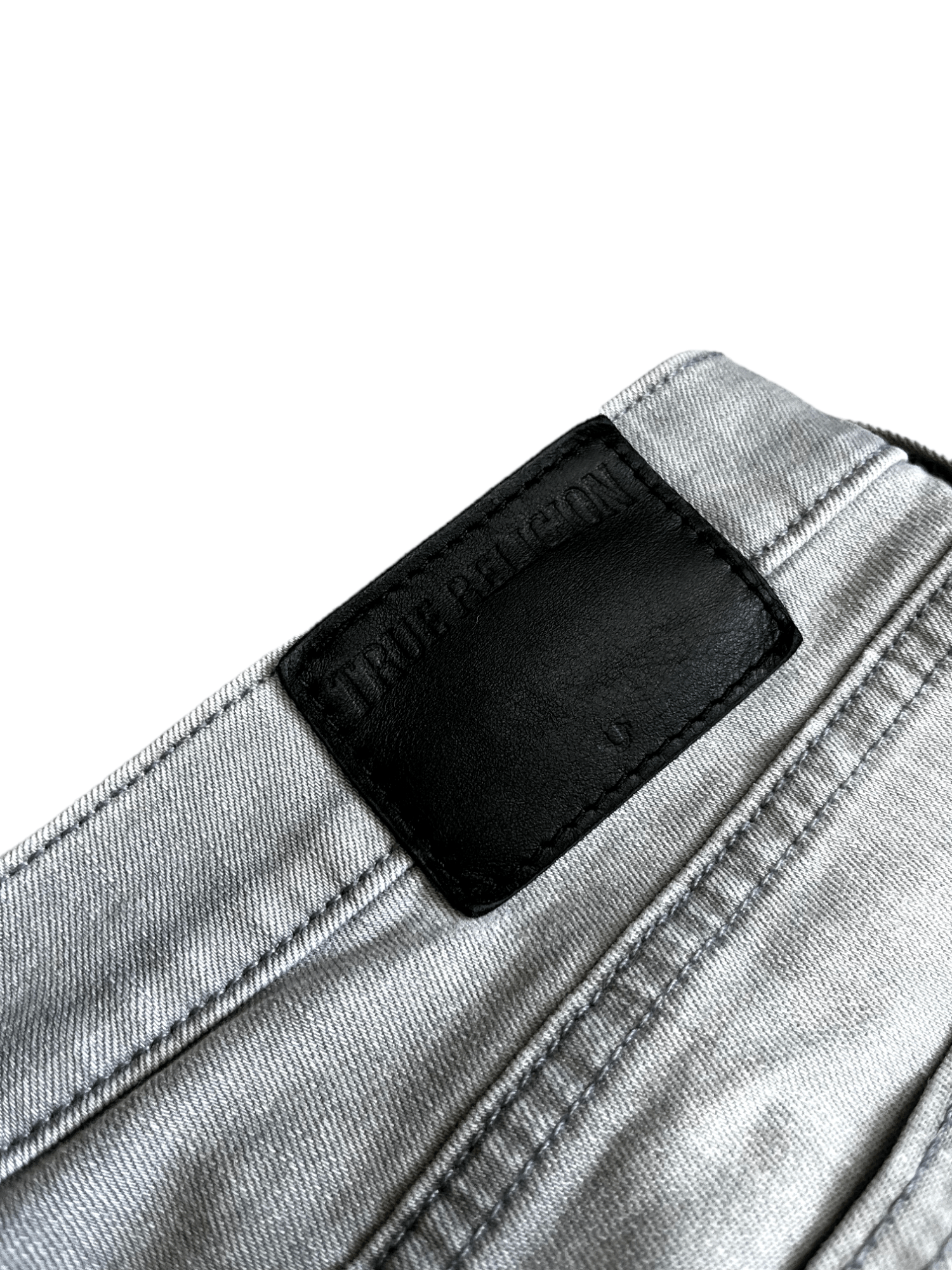 Japanese Brand × True Religion × Vintage 👖 TRUE RELIGION ROCCO Y2K JEANS GREY JAPANESE VINTAGE DENIM Size US 38 / EU 54 - 7 Thumbnail
