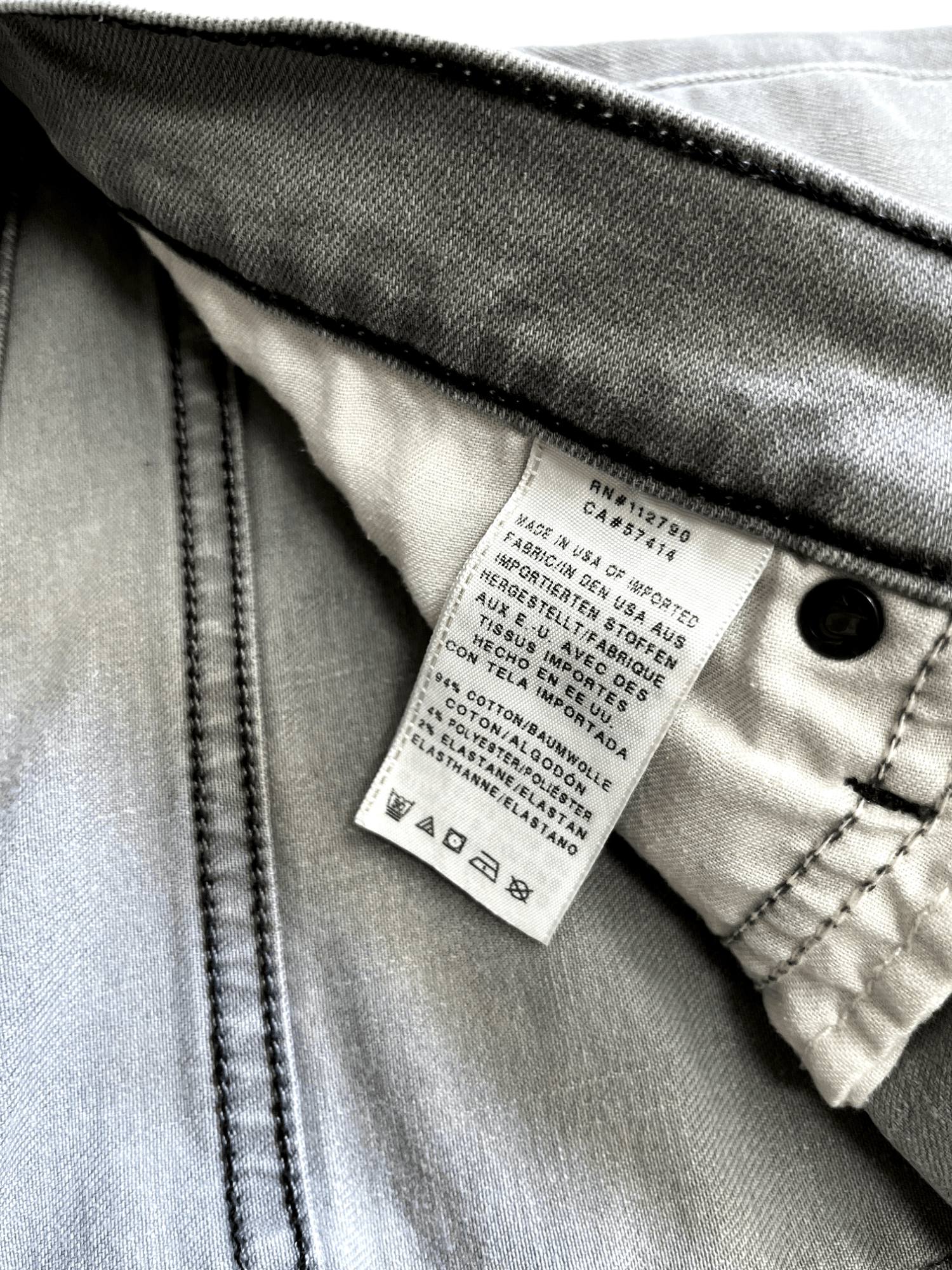 Japanese Brand × True Religion × Vintage 👖 TRUE RELIGION ROCCO Y2K JEANS GREY JAPANESE VINTAGE DENIM Size US 38 / EU 54 - 10 Thumbnail
